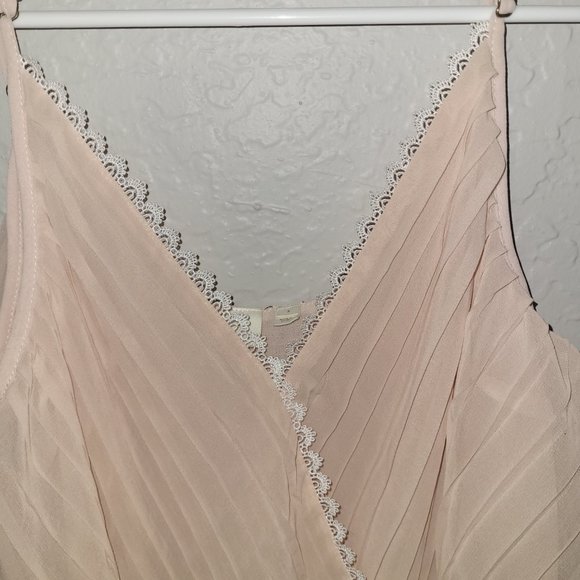 Anthropologie Blush Blouse with Spaghetti Straps - Size Small - Picture 3 of 5